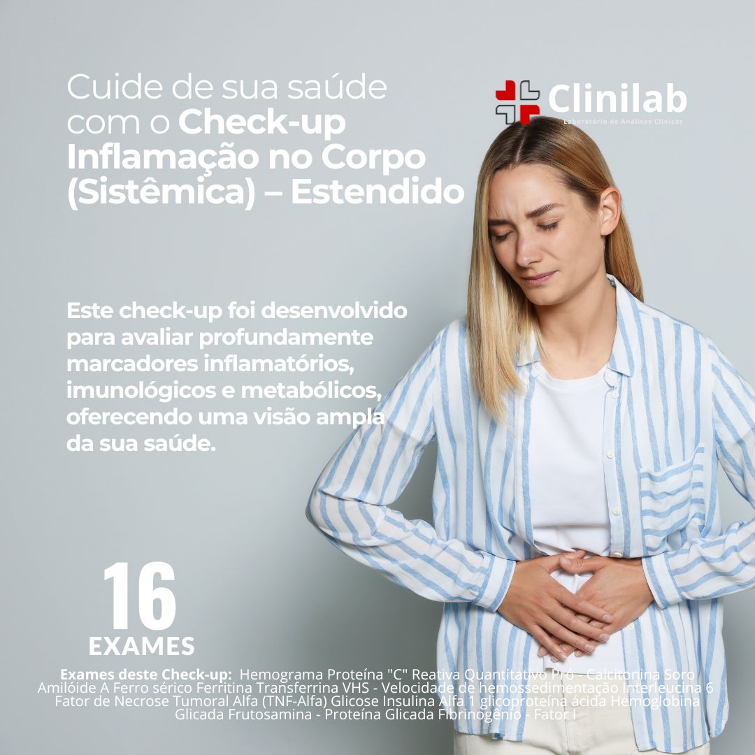 Check-up Inflamação no Corpo (Sistêmica) – Estendido