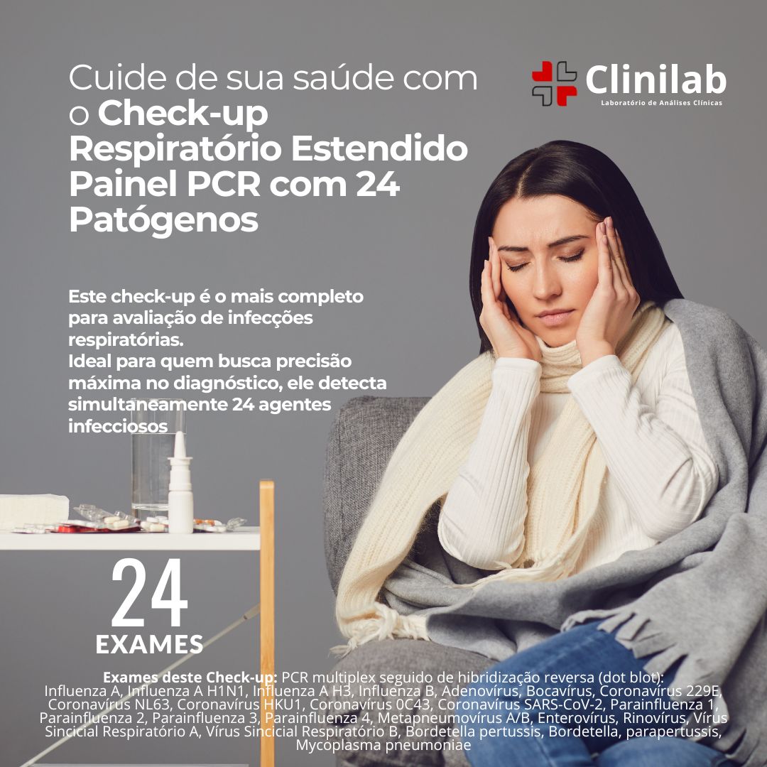 Check-up Respiratório Estendido – Painel PCR